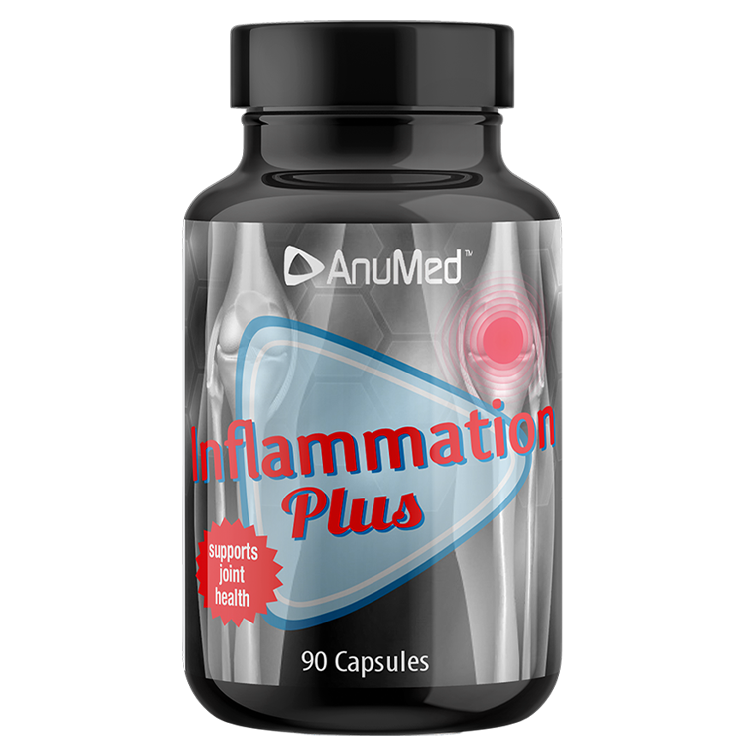 Inflammation Plus with Glucosamine and Hyaluronic Acid for Natural Anti-Inflammatory, Joint, Bones and Arthritis Pain Relief.