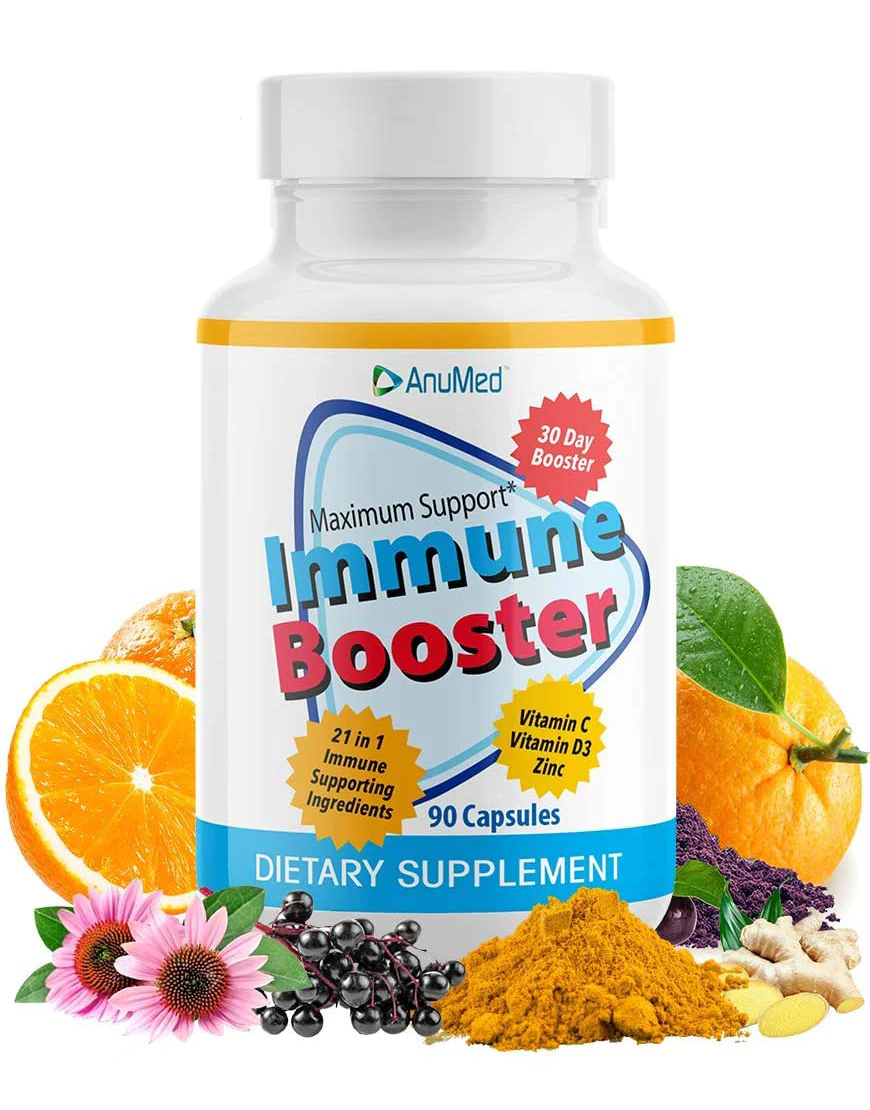21 in 1 Ultimate Immune Support Booster Supplement 1900mg