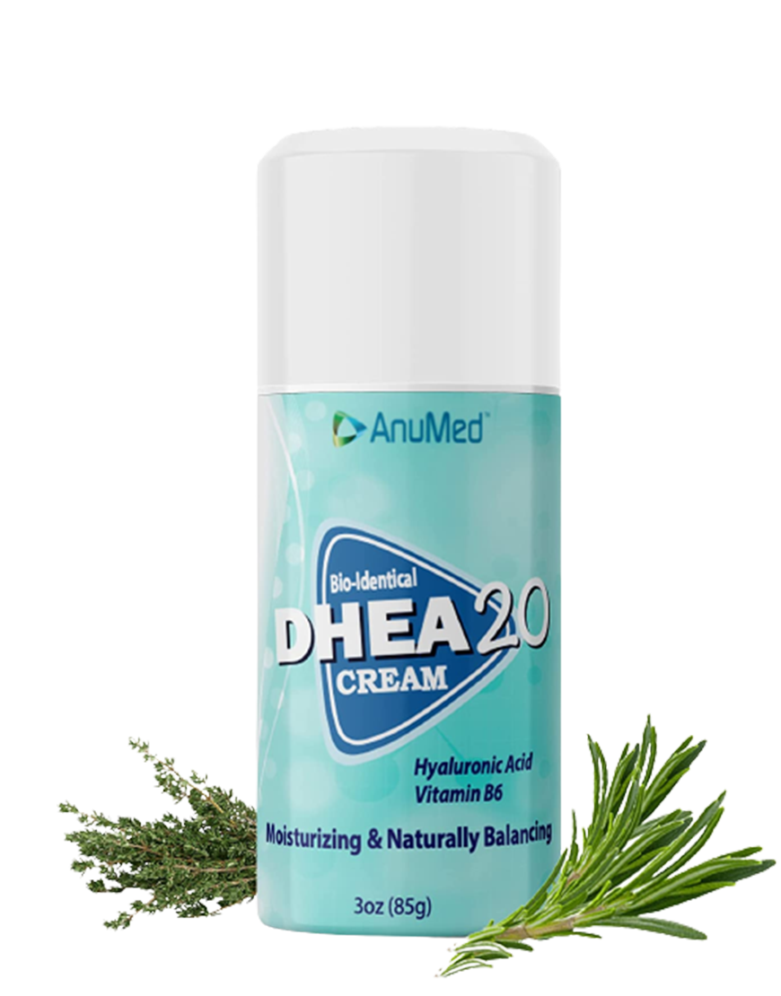 All Natural Bioidentical DHEA 20mg Cream (Dehydroepiandrosterone)